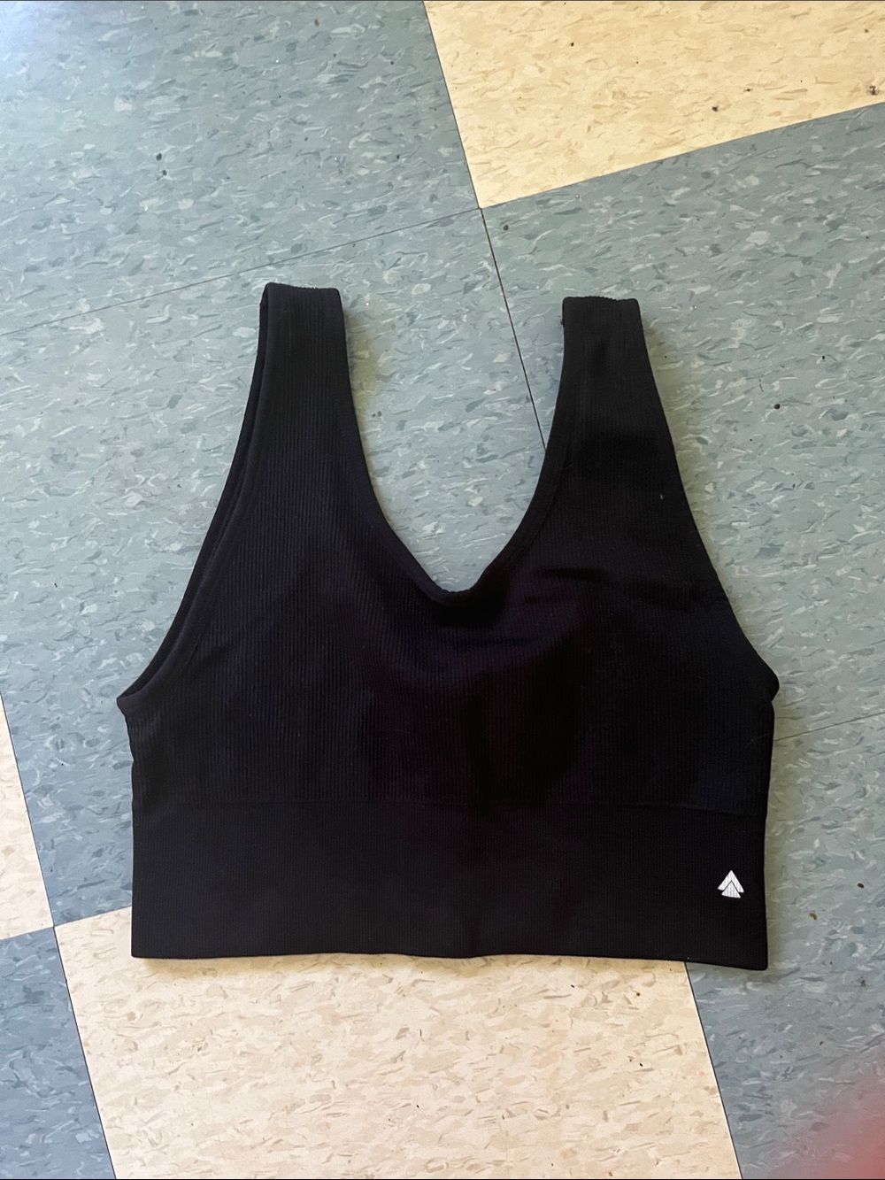 Ribbed sports bra